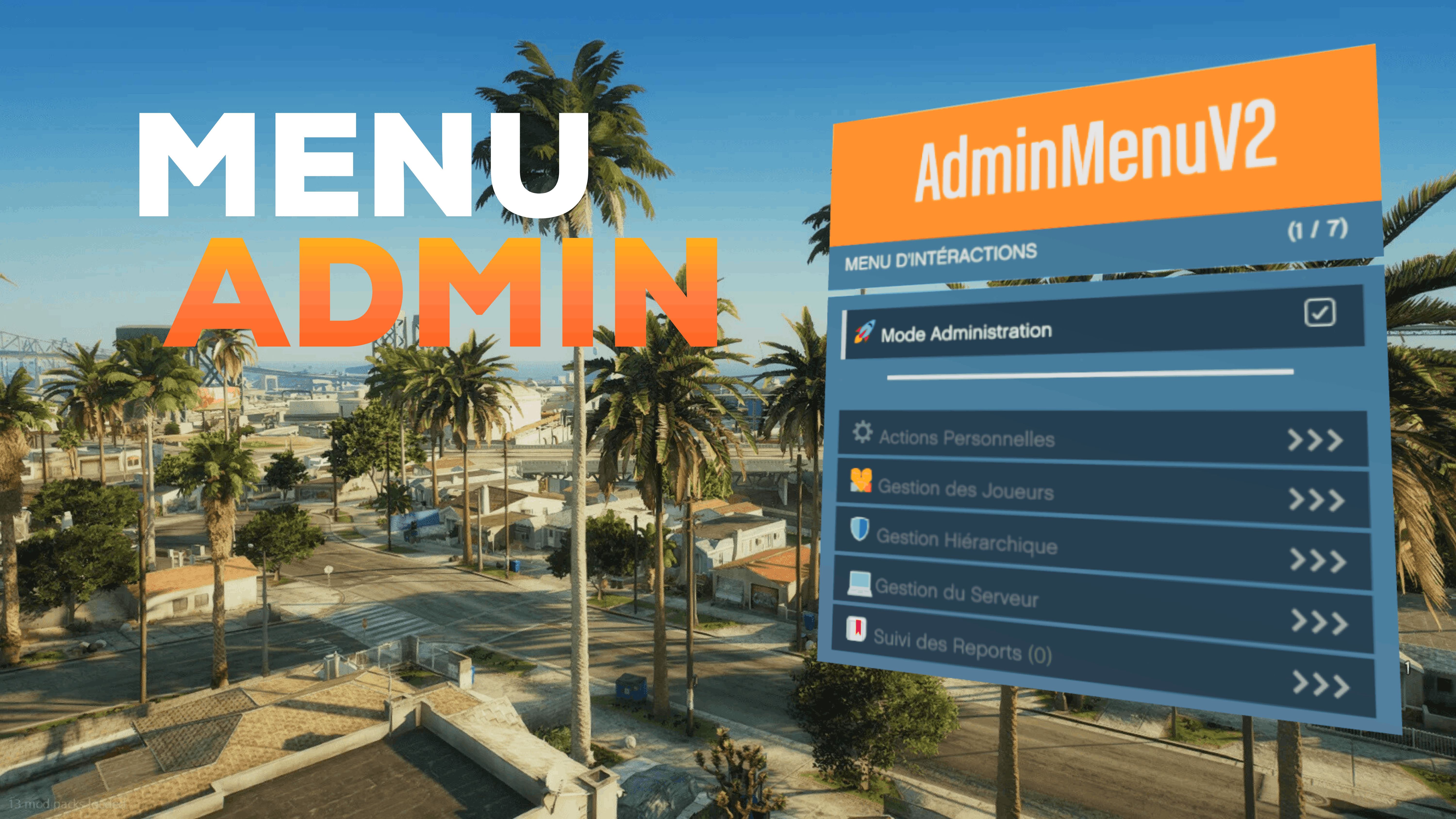 Menu Admin V2