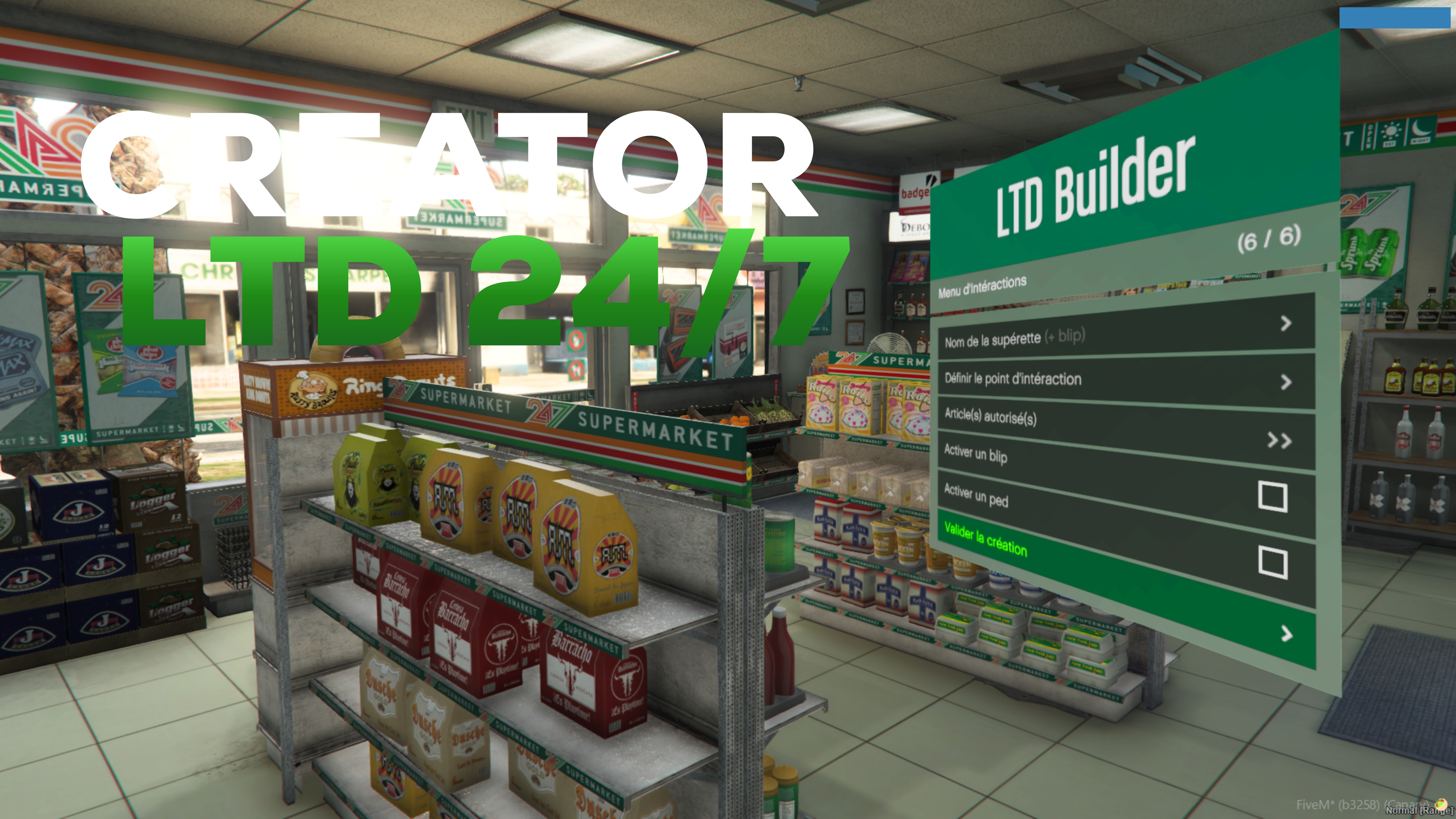 Supérette FiveM (LTD Creator)